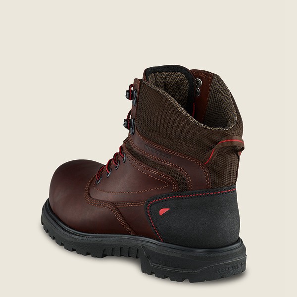 Red Wing Iş Botu Bayan - Brnr Xp - 6-Inch Waterproof Safety Toe - Kahverengi/Siyah - 62KNCOYMF